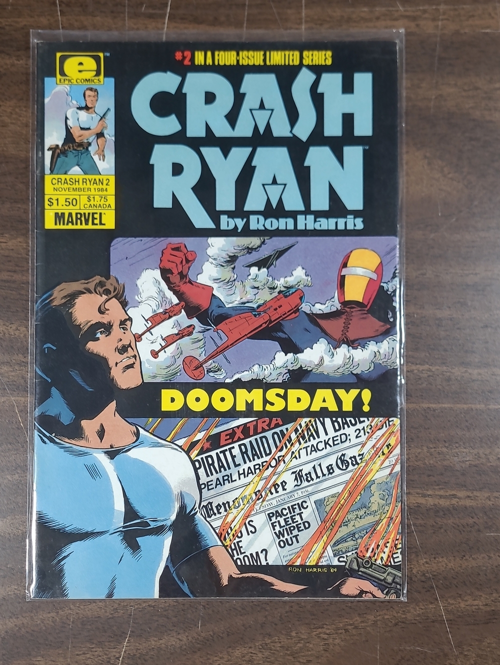 Marvel Crash Ryan Comic Book #2 November 1984